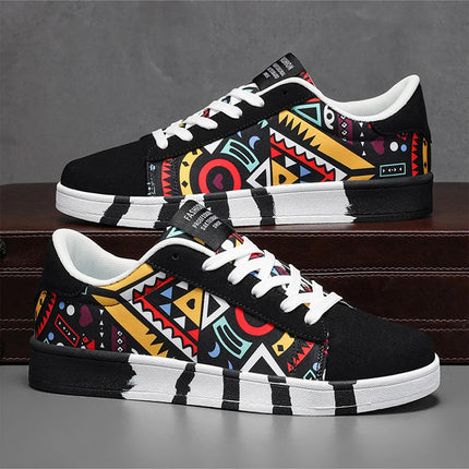 Nuove Scarpe Estive alla Moda per Uomo, Sneakers Sportive Antiscivolo da Passeggio, Scarpe Casual in Tela con Motivi, Zapatos Maschili