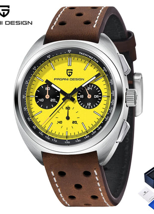 Nuovo Orologio da Uomo PAGANI DESIGN Panda 2026, Orologio al Quarzo Retrò, Cronografo Impermeabile con Vetro Zaffiro AR, Luminoso, Sportivo, in Acciaio Inossidabile
