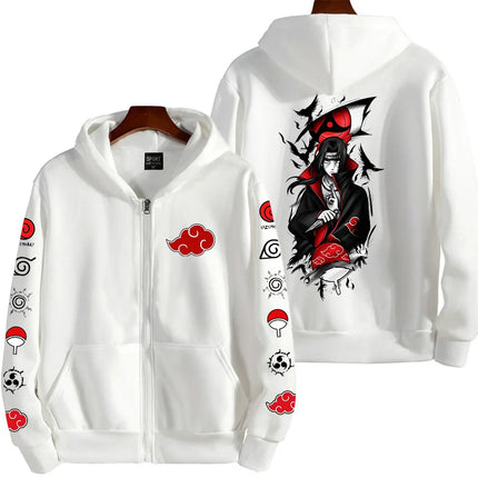 Naruto Uchiha Itachi Japanese anime 2026 new fashion Harajuku men's trendy casual sportswear men's couple style Coat