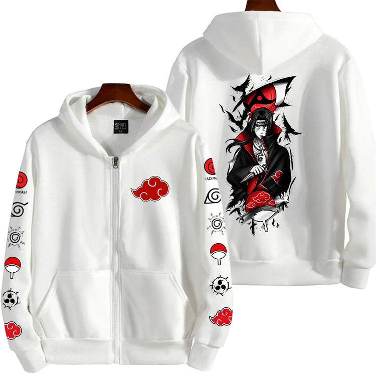 Naruto Uchiha Itachi Japanese anime 2026 new fashion Harajuku men's trendy casual sportswear men's couple style Coat