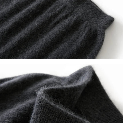 Autumn Winter Knitted Woolen High Waist Slim Fit Half-length Skirt Women's Mid-length Wrap Bodycon Skirt Elegant Commute Style PlatiNum