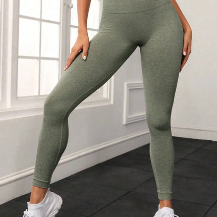 Seamless letter peach yoga pants, hip lifting yoga clothes, tight fitting high waisted sports and fitness pants for women PlatiNum
