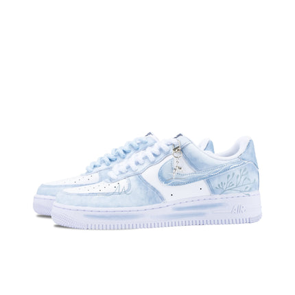 Nike Air Force 1 Fairy Spirit Abrasion Resistant Low top Skateboard Shoes Unisex Blue White