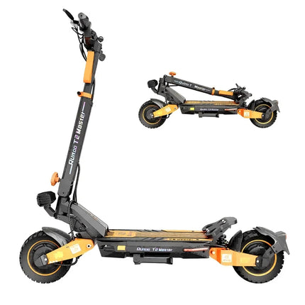 Potente Monopattino Elettrico T2 Master, 2400W, 52V 20.8Ah, Autonomia 65km, Doppio Motore, Pneumatici All-Terrain da 10'', Pieghevole