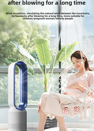 NUOVO Ventilatore Senza Pale 2026 per Purificazione dell'Aria Domestica, Circolazione Ultra Silenziosa, Ventilatore a Torre per Dormitorio