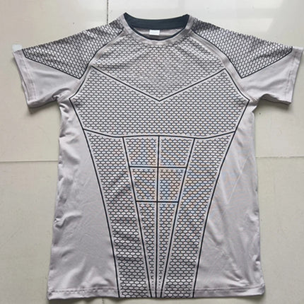 2026 New Men's Quick-Drying Compression Slim Fit Short-Sleeve Sports T-Shirt for Gym Training Fitness Running Sports Bodybuilding