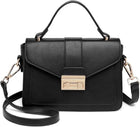 Elegante borsa da donna KONO in similpelle PVC, tracolla rimovibile, diverse modalità di trasporto, dimensioni compatte 22×8×15 cm, perfetta per tutti i giorni e per il lavoro.