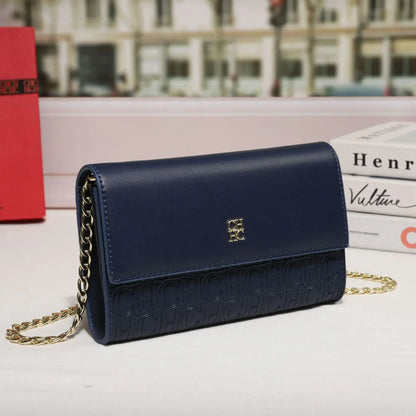 Borsa a tracolla convertibile in pelle da donna classica ed elegante per borsa di borse a tracolla di design famoso di marca di lusso