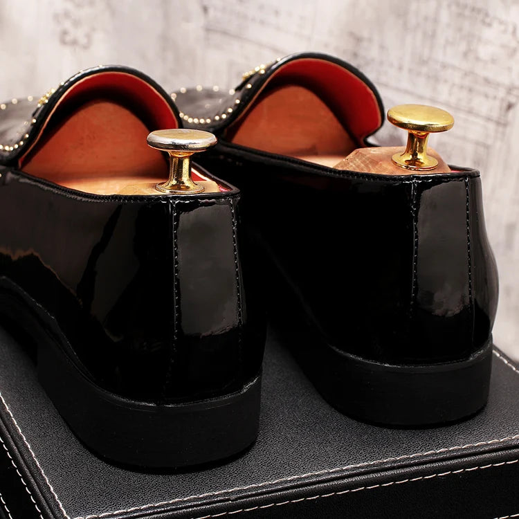 Nuovo arrivo scarpe da uomo Designer di lusso in pelle Casual Driving Oxfords Flats Shoes mocassini da uomo mocassini scarpe italiane per uomo