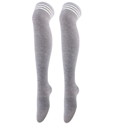 Calze Jk da donna Calzini cosplay per feste di Halloween Calzini sopra il ginocchio Calzini caldi Calza per stivali da donna Calzini lunghi a tripla banda