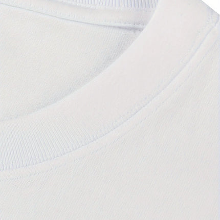 Printed on the back of coconut trees by the sea, men's short-sleeved T-shirt