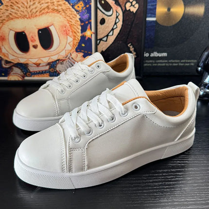 New Fashionable Men's Exquisite Red Bottom Casual Board Shoes for Youth and Students Soft Bottom Comfortable Running Sneakers
