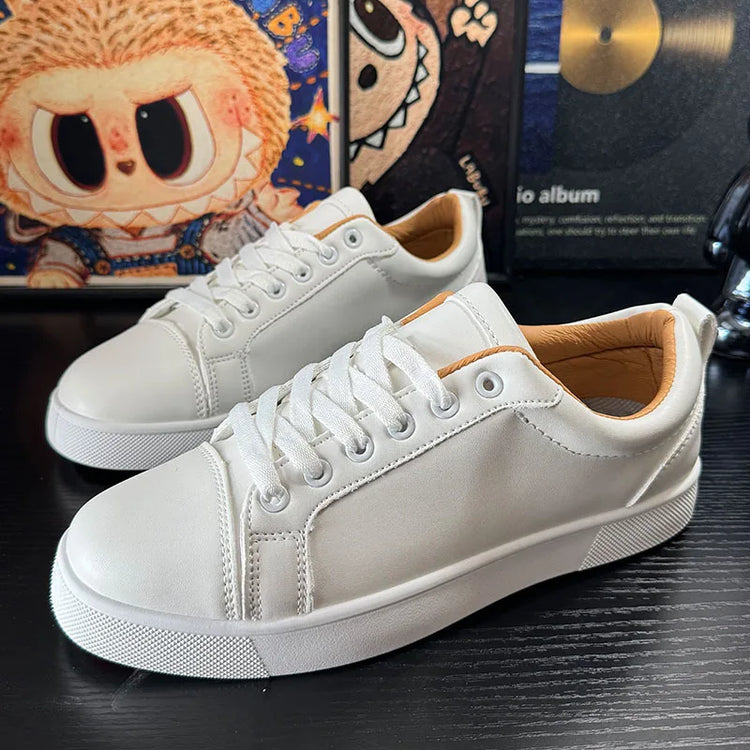 New Fashionable Men's Exquisite Red Bottom Casual Board Shoes for Youth and Students Soft Bottom Comfortable Running Sneakers