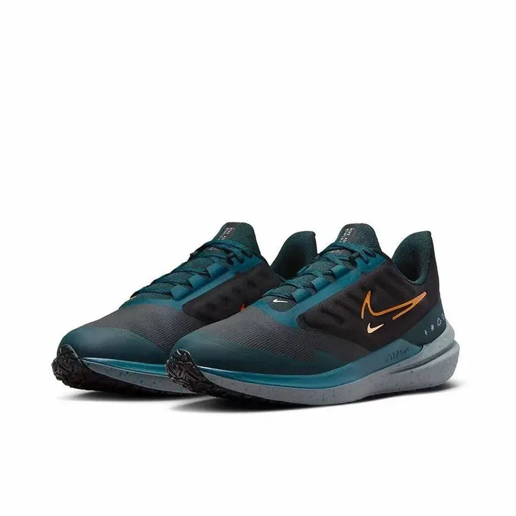 Nike Black Khaki Color-Blocked Splatter Anti-Slip Durable Low-Top Outdoor Sports Shoes DM1106-200