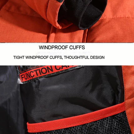 Winter White Duck Down Jacket Men Travel Hiking Thicken Warm Hooded Puffer Jackets Windproof Overcoat Down Coat Male Clothing