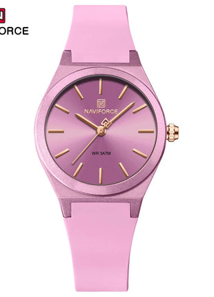 NAVIFORCE 2025 Orologi moda donna Orologio al quarzo Sport Cinturino in silicone Orologi da polso da donna Orologio semplice Regalo relogios feminino platinumshop