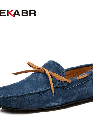 Dekbr Casual uomo scarpe in vera pelle estate traspirante verde mocassini da uomo scarpe in pelle Sapato Masculino Zapatos Hombre