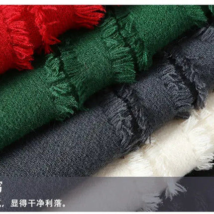 Fashion Mens Warm Knitted Sweaters Patchwork O Neck Knit Pullovers Autumn Winter Korean Streetwear Pullover Casual Mens Clothing