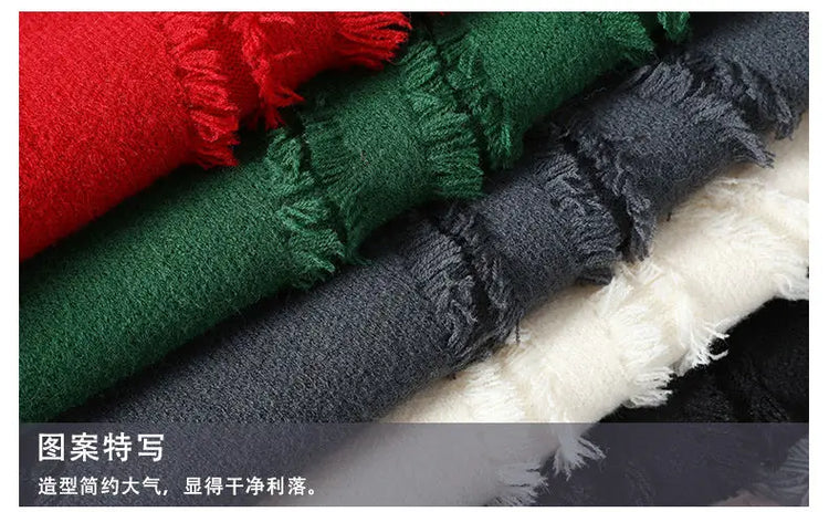 Fashion Mens Warm Knitted Sweaters Patchwork O Neck Knit Pullovers Autumn Winter Korean Streetwear Pullover Casual Mens Clothing