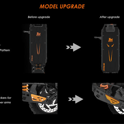 Monopattino Elettrico KuKirin G2 Master, Doppio Motore 1000W*2, 52V 20.8Ah, Velocità Massima 60km/h, Freni a Disco Anteriori e Posteriori, Ammortizzatore Idraulico platinumshop