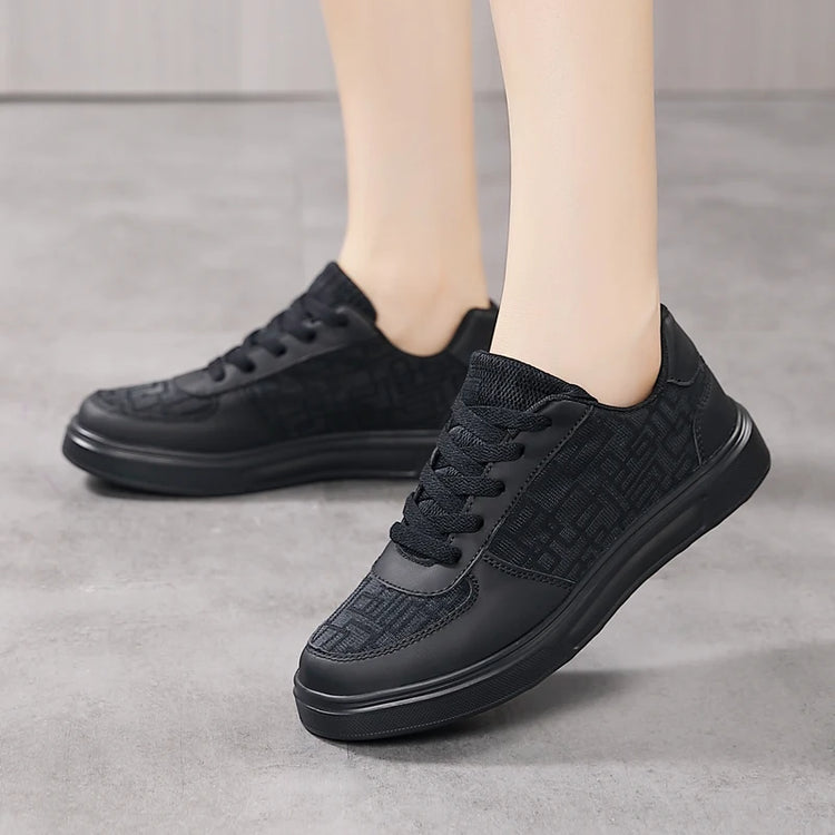 Casual Ell Toe Sneakers Low Top Spor Flats Trendy Versatile Student Leisure Rubber Outsole Summer Breathable Jogging Shoes