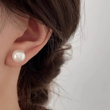 Nuovi orecchini di perle in argento sterling 925 con fascino di personalità, orecchini da donna con fascino squisito, regalo di compleanno, gioielli squisiti platinumshop