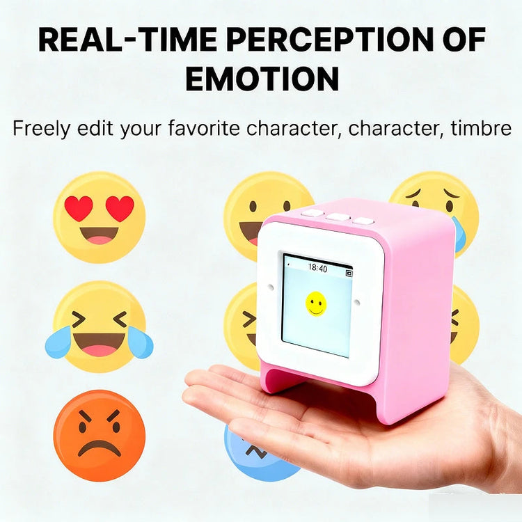 DeepSeek XiaoZhi Mini AI Emo Robot | Smart Voice Chatbot, Emotional Interaction, Personalized AI Companion, Unique Gift Idea PlatiNum