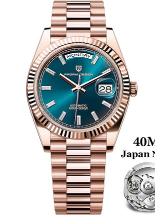 2026 Nuovo PAGANI DESIGN Oro rosa DD40 Orologio automatico di lusso da uomo Orologi da polso meccanici da uomo Giappone NH36A AR Vetro zaffiro