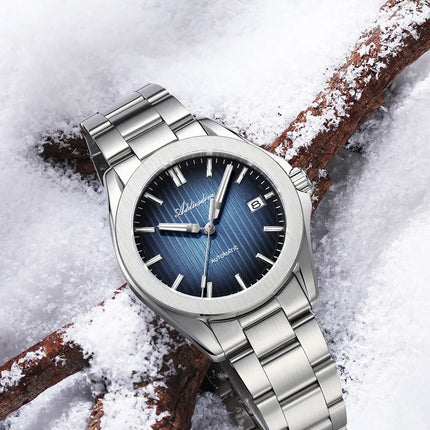ADDIESDIVE Luxury Men's Automatic Watch Sapphire Glass Japan 8215 Mechanical Watch BGW9 Super Luminous Men Analog Watches AD2533