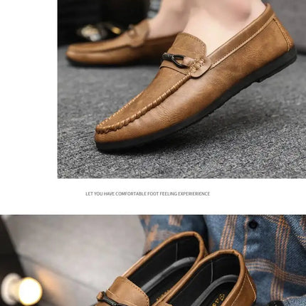 Mocassini da Uomo di Lusso in Pelle PU, Moda Casual, Nuovi Modelli 2026, Comodi e di Alta Qualità, Scarpe da Guida e Sneakers