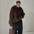 E Brown Pullover