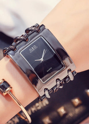 Orologio da donna di marca di lusso Abito con strass Orologi da polso da donna Eleganti orologi femminili in oro per le donne Montre Femme 2025 platinumshop