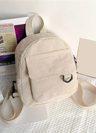 Mini Backpack Square Bag Korean Version Fashionable Sweet Shoulder Bag Female's Schoolbag Stylish  Simple Crossbody Bag Casual PlatiNum