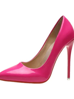 Scarpe da donna Tacchi alti rossi Décolleté sexy a punta da 12 cm Scarpe da sposa Scarpe da sposa Nude Colore nero Tacchi alti con fondo in gomma rossa