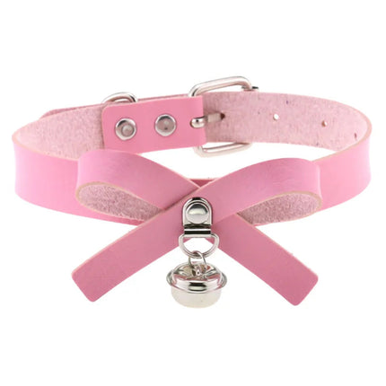 1Pc Harajuku Cuore Sexy Rivetti Cuoio DELL'UNITÀ di elaborazione Nero Goth Punk Girocollo Per Y2K Ragazze FAI DA TE Goth Star Pentagramma Collane Grosse Gioielli PlatiNum