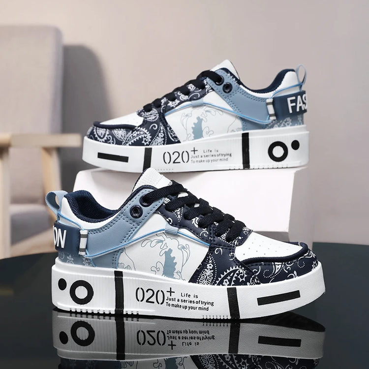 Youth Board Shoes 2025 New Men Women Parent Child Sports Shoes Fashionable Thick Sole Non-slip Casual Walking Shoes Size 31-44