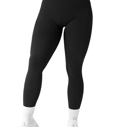Women Yoga Pants High Waisted Sport Gym Fitness Leggings Women Seamless Female Legging Tummy Control Running Tights PlatiNum