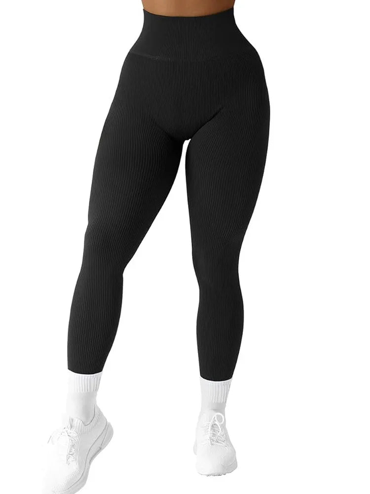 Women Yoga Pants High Waisted Sport Gym Fitness Leggings Women Seamless Female Legging Tummy Control Running Tights PlatiNum