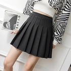 Autumn Winter Woolen Mini Pleated Skirts Women Fashion High Waist Loose A-Line Short Skirt Kawaii School Skater Falda Plisada PlatiNum