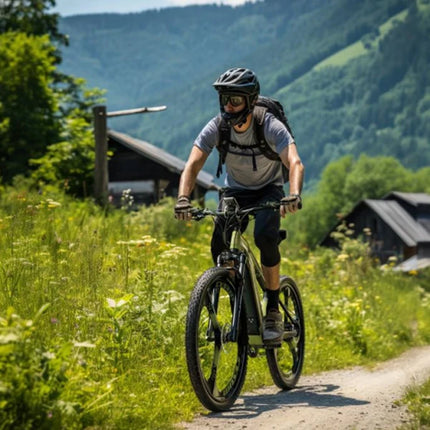 Bici elettrica da montagna CYSUM M520, bici elettrica fuoristrada per adulti da 29", bicicletta elettrica assistita a pedale, batteria 48 V 15 Ah, cassetta a 7 velocità