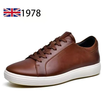 High-end Genuine Leather Men Shoes Soft trend Business Sneakers Men Fashion Sports Shoes For Men zapatillas hombre