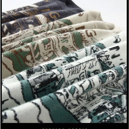 Men Knitted Sweater Stripe Pullovers Printing Round Neck Sweater Autumn/Winter Designer Quality Casual Men Clothing Jumper
