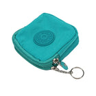Mini Nylon Waterproof Coin Purses Key Bag Wallets Portable Square Small Card Holder Zipper Zero Wallets Card Bags Headphone Bags PlatiNum