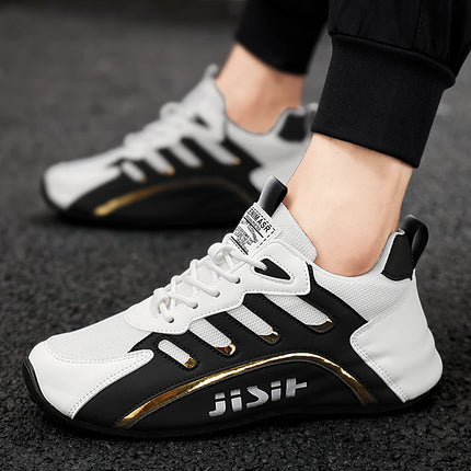 Breathable and Comfortable Men's Sports Shoes, with an Inner Height Increase and a Low Top Strap, Suitable for Outdoor Sports