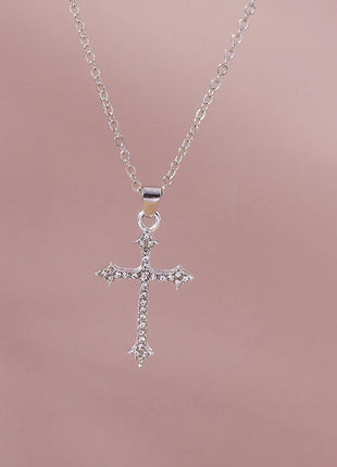 Y2K Crystal Butterfly Heart Necklace Fashion Kpop Shiny Clavicle Chain Necklaces for Women Girls New Trend Party Gifts Jewelry PlatiNum