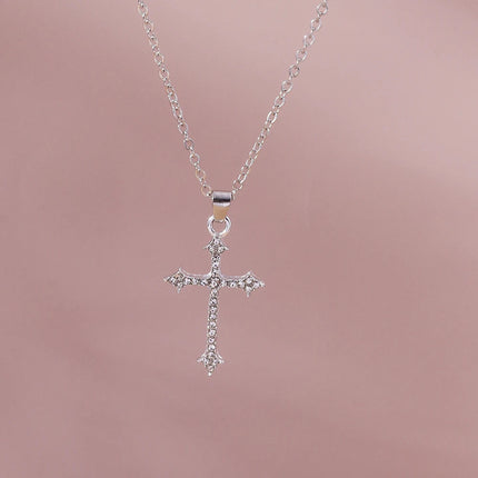 Y2K Crystal Butterfly Heart Necklace Fashion Kpop Shiny Clavicle Chain Necklaces for Women Girls New Trend Party Gifts Jewelry PlatiNum