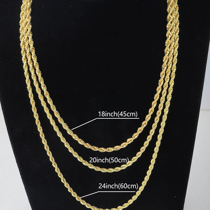 Full Rhinestone 4mm Wide Tennis Link Chain 8/18/20/24 Length Brcelet Necklace Shiny  Fashion Trendy Jewelry Men Women Hip Hop PlatiNum