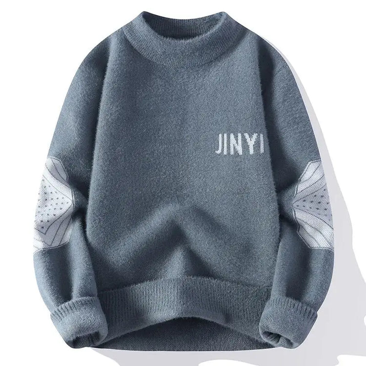 Sweaters men Winter Letter pattern thick sweater men Student youth sweaters autumn Men's wool pullovers full