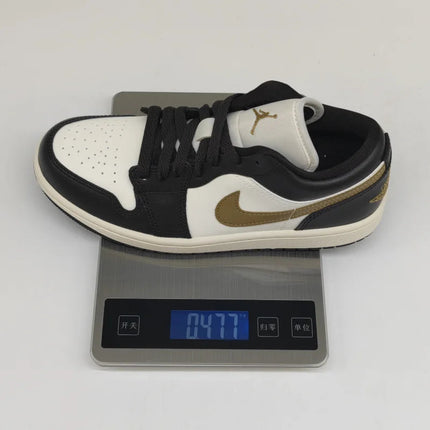Nike (Nike) Scarpe da basket Air Jordan 1 Aj1 da donna, bianche e marroni, basse, retrò, DC0774-200 platinumshop