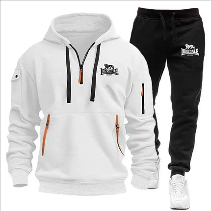 2024 Sports Tracksuit Jogging Men's Clothing Casual Sweatshirt Suit Sweatshirts for Men Daily Tricolor Hoodies Hot High Quality PlatiNum